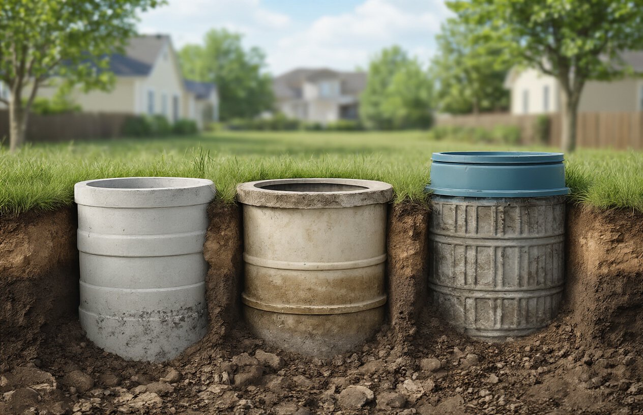 Average Lifespan of Different Septic Tank Materials