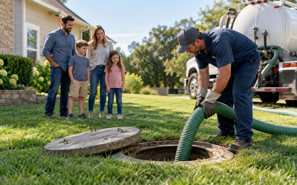 How Often to Pump Septic Tank Family of 4