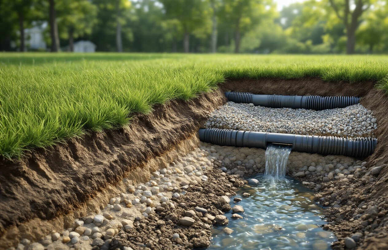 Drain Field Distribution and Soil Filtration