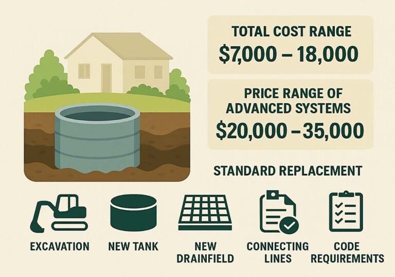 Septic System Replacement Cost ( Updated 2025 )
