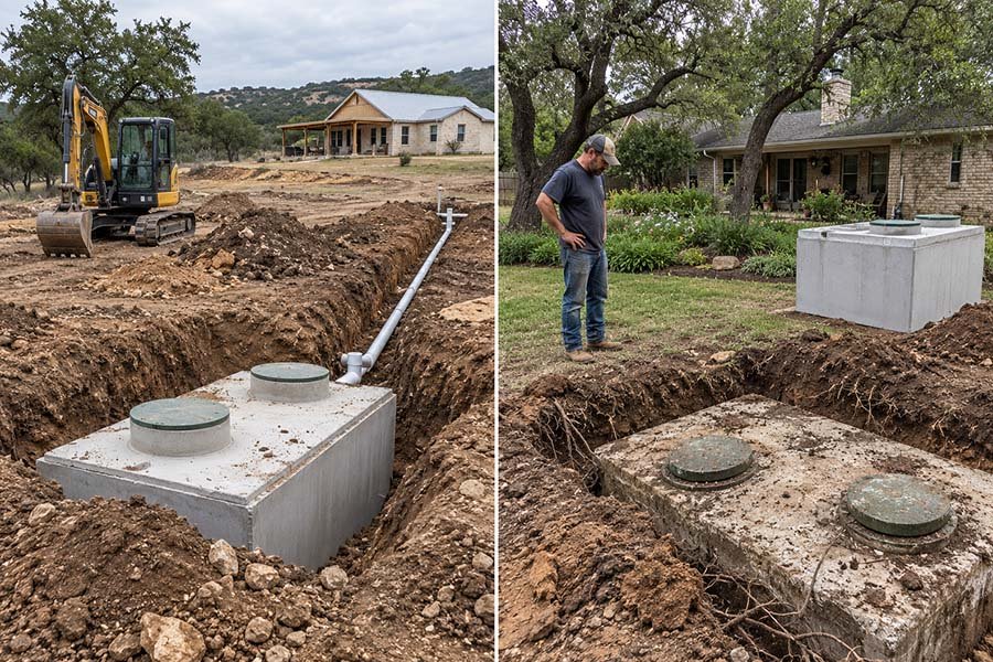 New Septic Installation vs Septic System Replacement