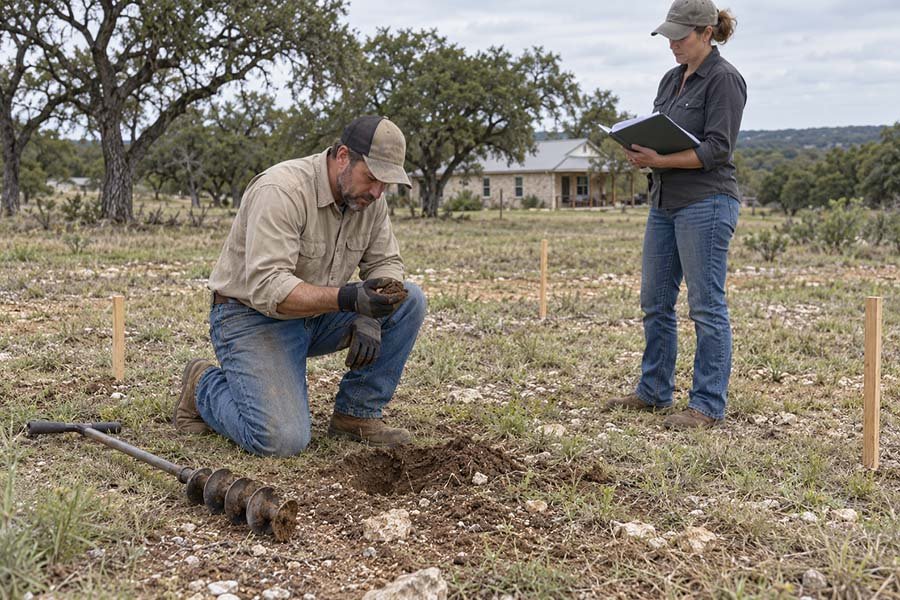 Rural Texas Septic System Installation