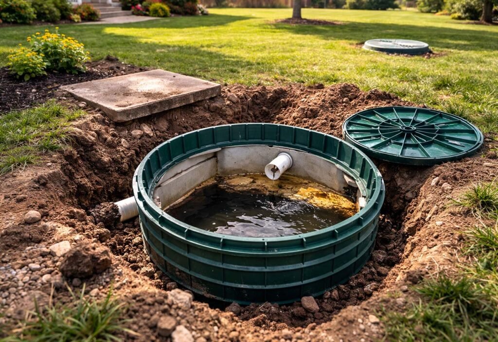 how often to empty septic tank n