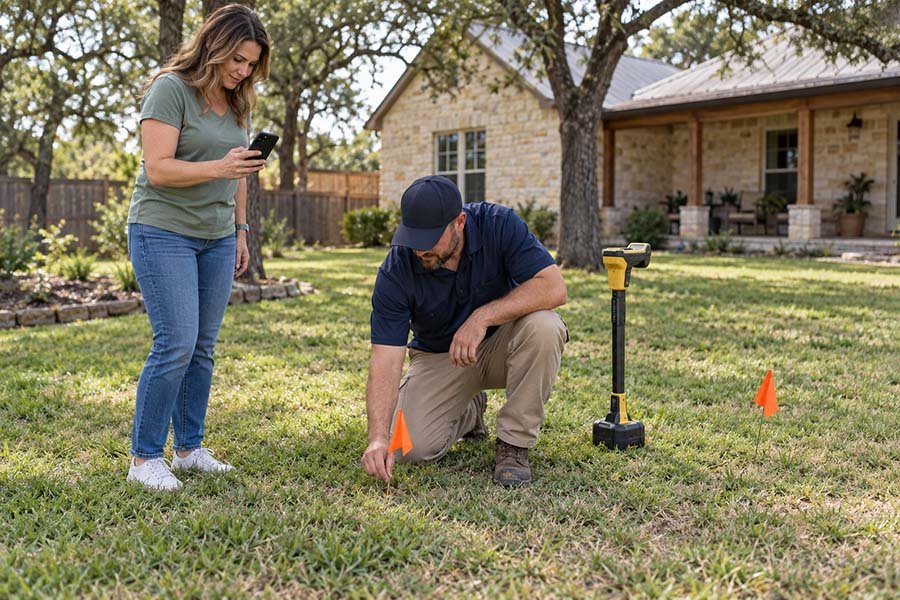 How to Find a Buried Septic Tank 2