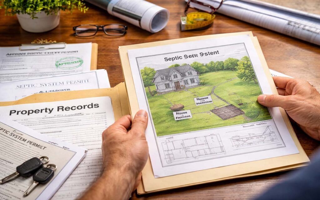 how to find septic tank