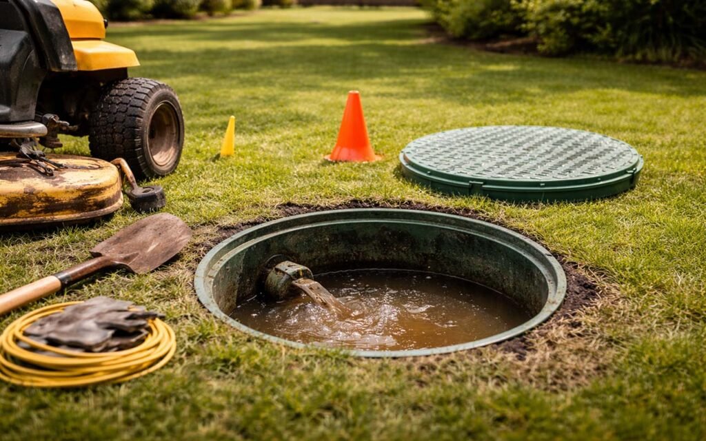 how to find septic tank