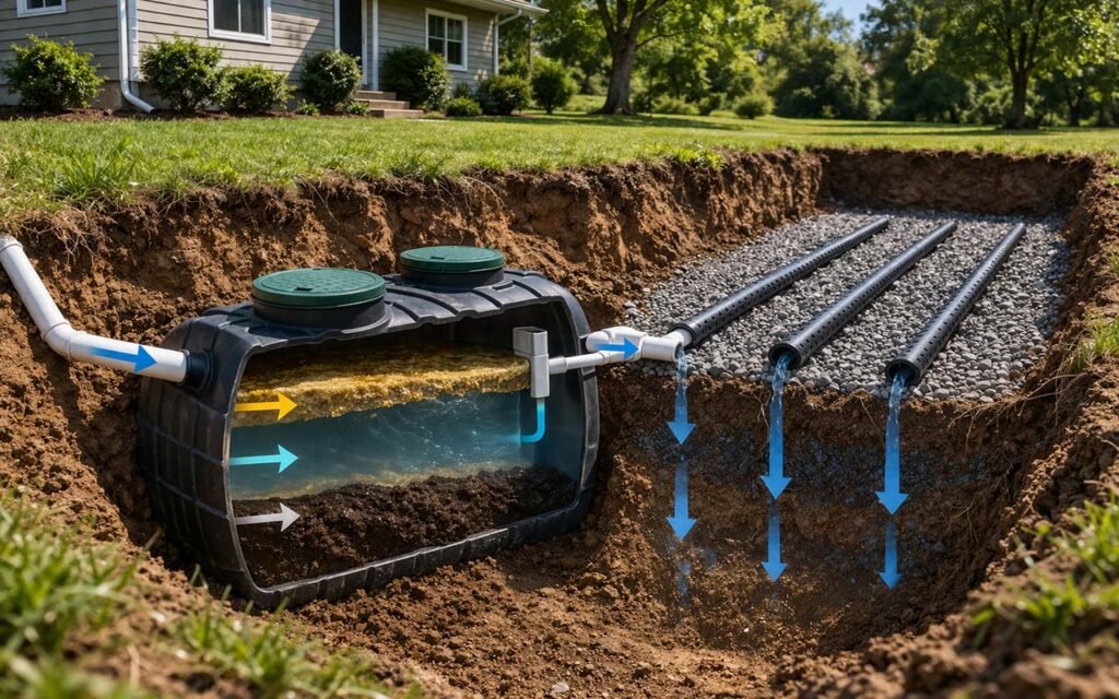 conventional septic system