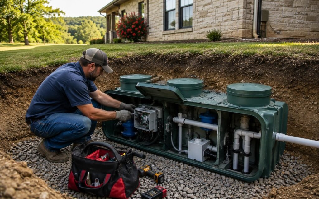 Are aerobic septic systems common in central texas