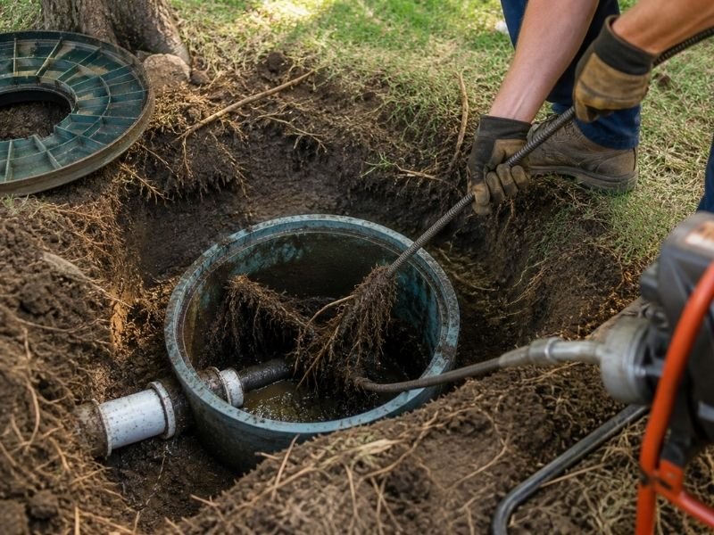 Septic Tank Root Removal Spring Branch TX
