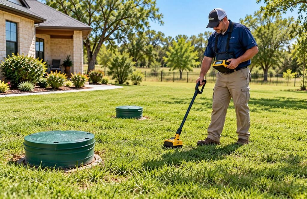 what does a septic system look like