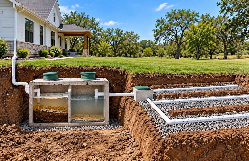 what does a septic system look like