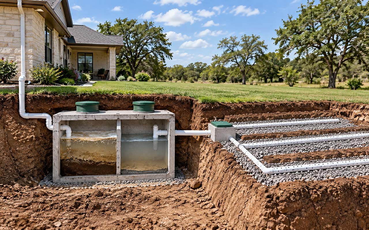 what does a septic system look like